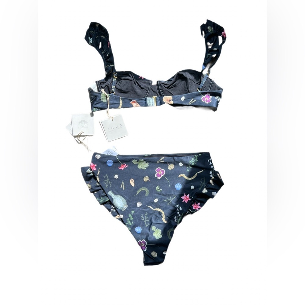 Agua Bendita Tesoro Floral Bikini Set Size L NWT - Picture 3 of 8